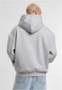 Bluza Z Kapturem Oversize Męska Szara Build Your Brand BY268 No Logo