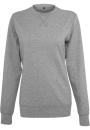 Bluza Bez Kaptura Damska Szara Build Your Brand BY025 No Logo