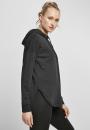 Bluza Z Kapturem Oversize Damska Czarna Build Your Brand BY037 No Logo