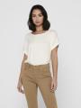 Koszulka Damska Kremowa Only OnlMoster S/S O-Neck Top Noos Jrs