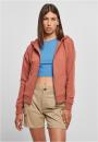 Bluza Z Kapturem Rozpinana  Damska Czerwona Urban Classics TB4075