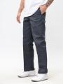 Spodnie Materiałowe Chino Męskie Ciemne Szare Dickies 874 Work