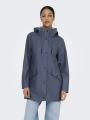 Kurtka Płaszcz Damski Niebieski Only Onlelisa Raincoat Otw Noos