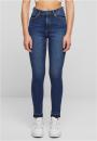 Spodnie Jeanoswe Damskie Niebieskie Urban Classics TB6865 
