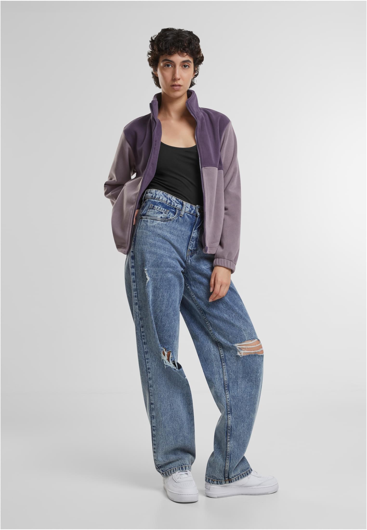 Kurtka Przejściowa Damska Fioletowa Urban Classics TB6905 Polar