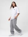 Koszulka Z Krótkim Rękawem Oversize Damska Biała Jigga Wear Laur