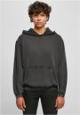 Bluza Z Kapturem Oversize Damska Czarna Build Your Brand BY194 No Logo