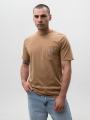 Koszulka Z Krótkim Rękawem Męska Brązowa Carhartt WIP Pocket