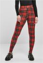 Spodnie Legginsy  Damskie Czerwone Urban Classics TB4771 