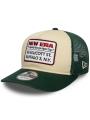 Czapka Z Daszkiem Trucker Zielona / Beżowa New Era 19Twenty Patch