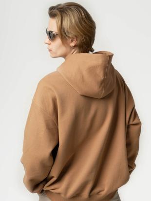 Bluza Z Kapturem Męska Jasna Brązowa Lucky Dice Bent Logo 2007