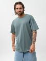 T-Shirt Oversize Męski Morski Zielony UrbanCity No Logo