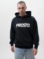 Bluza Z Kapturem Męska Czarna Prosto Biolog