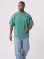 T-Shirt Oversize Męski Jasny Zielony Acid Sprany Jigga Wear Mini Crown