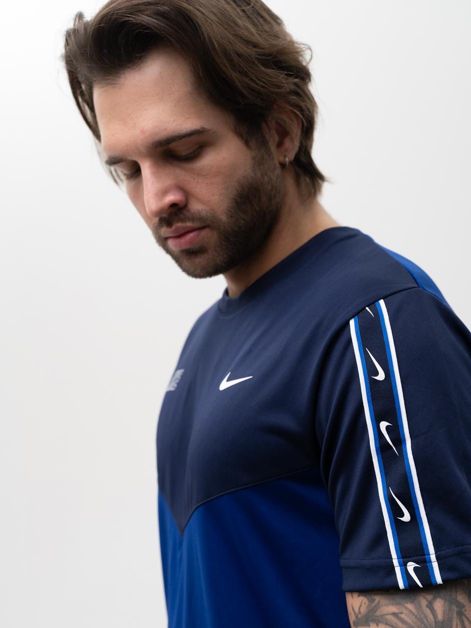 nike repeat blue t shirt
