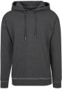 Bluza Z Kapturem Oversize Męska Szara Build Your Brand BY074 No Logo