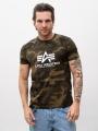 Koszulka Z Krótkim Rękawem Męska Camo Alpha Industries Basic