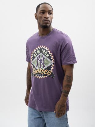トップス Drug dealer shirt Jungle NewYork Yankees Koszulka Z Krótkim Rękawkiem Męska Fioletowa 47 Brand New