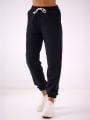 Spodnie Dresowe Damskie Czarne Natural Side Haft Logo