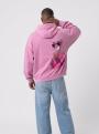 Bluza Z Kapturem Oversize Męska Różowa Vintage Jigga Wear G Panther Heavy