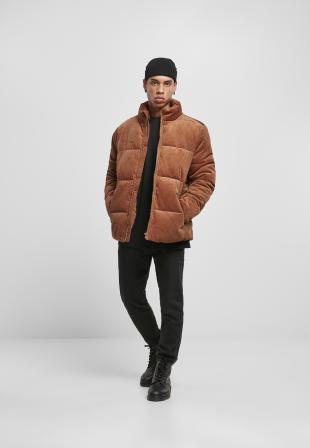 Kurtka Zimowa Męska Brązowa Urban Classics TB3811