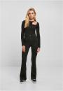 Spodnie Jeansowe Damskie Czarne TB5451 Urban Classics