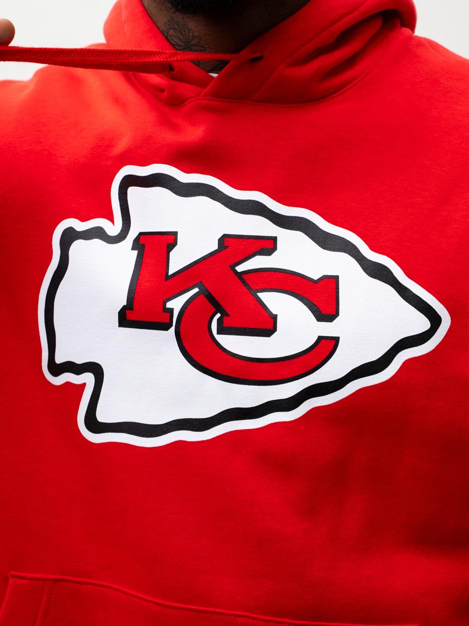 Bluza Z Kapturem Męska Czerwona Nike NFL Club Logo Kansas City Chiefs