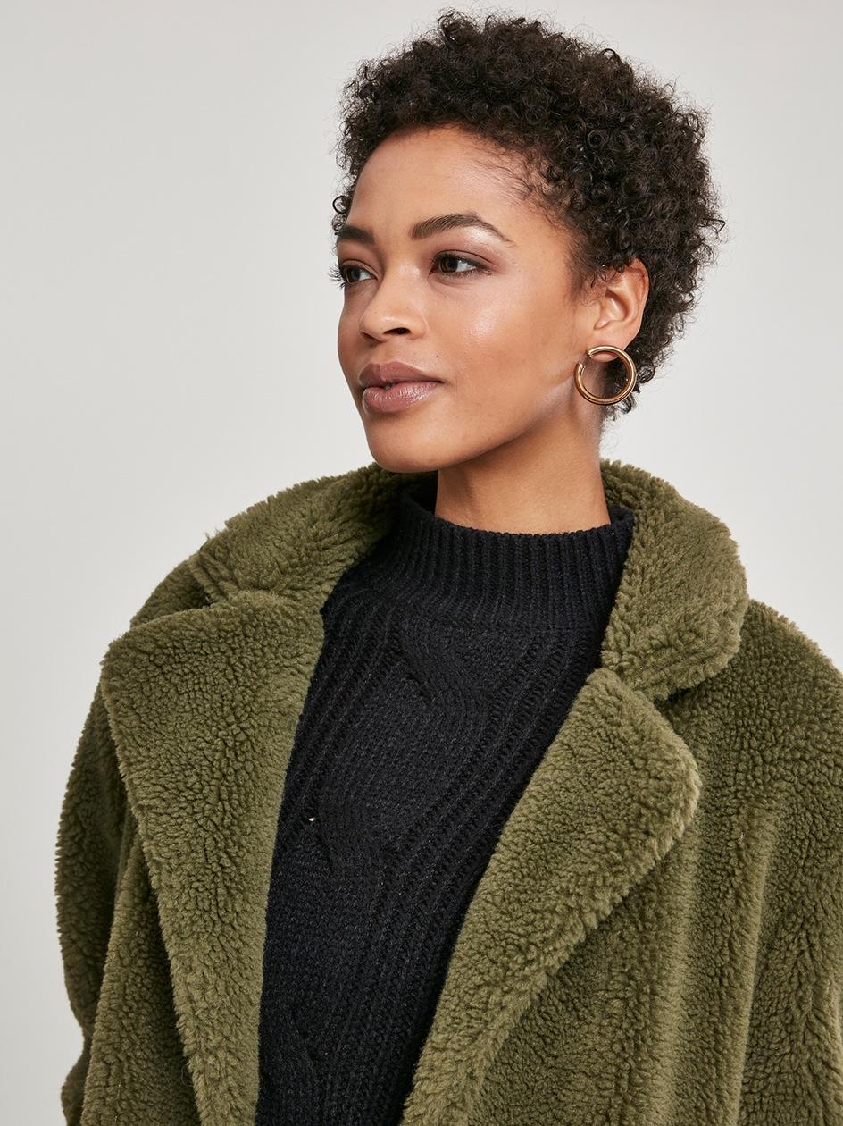 オリーブ ONLY ONLALICE - Płaszcz puchowy/ciemnozielony - Zalando.pl