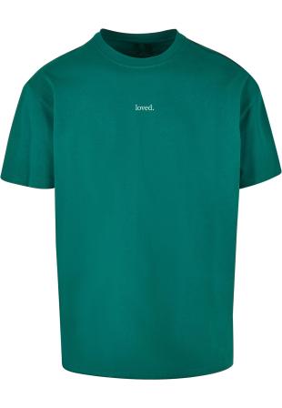 トップス BIG PRINT LOGO TEE Koszulka Z Krótkim Rękawem Oversize Męska Zielona Merchcode