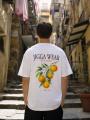 Koszulka Z Krótkim Rękawem Oversize Męska Biała Jigga Wear Orange