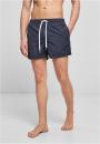 Krótkie Spodenki Kąpielowe Męskie Niebieskie Build Your Brand BY050 No Logo