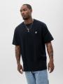 T-Shirt Oversize Męski Czarny Jigga Wear Logo Mini Crown