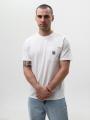 Koszulka Z Krótkim Rękawem Męska Biała Carhartt WIP Pocket