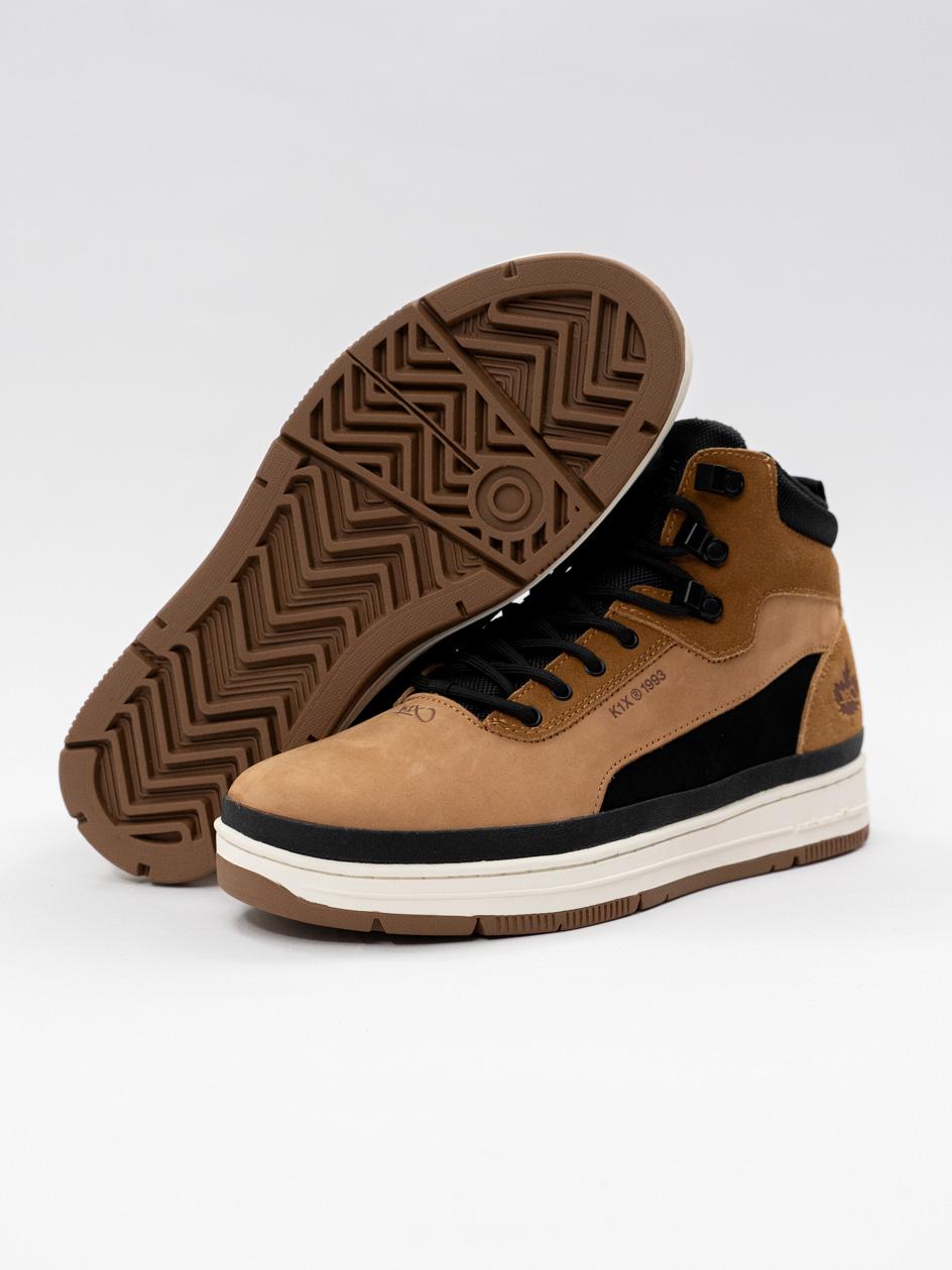 Buty Zimowe Męskie Brązowe / Czarne K1X GK 3000