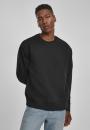Bluza Bez Kaptura Oversize Męska Czarna Build Your Brand BY120 No Logo