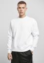 Bluza Bez Kaptura Oversize Męska Biała Build Your Brand BY120 No Logo