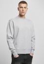 Bluza Bez Kaptura Oversize Męska Szara Build Your Brand BY120 No Logo