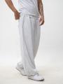 Spodnie Dresowe Szerokie Baggy Męskie Szare Jigga Wear Pure