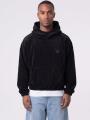 Bluza Z Kapturem Oversize Męska Czarna Jigga Chill