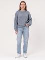 Sweter Damski Szary i8 Denim Neck Binding