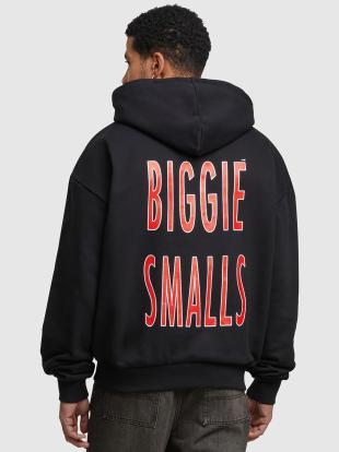 Bluza z Kapturem Męska Oversize Czarna Upscale Biggie Smalls
