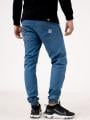 Spodnie Jeansowe Jogger Ze Ściągaczem Męskie Niebieskie Jigga Wear Crown