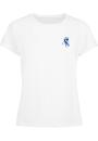 Koszulka z Krótkim Rękawem Damska Biała Merchcode MST236 AS Club
