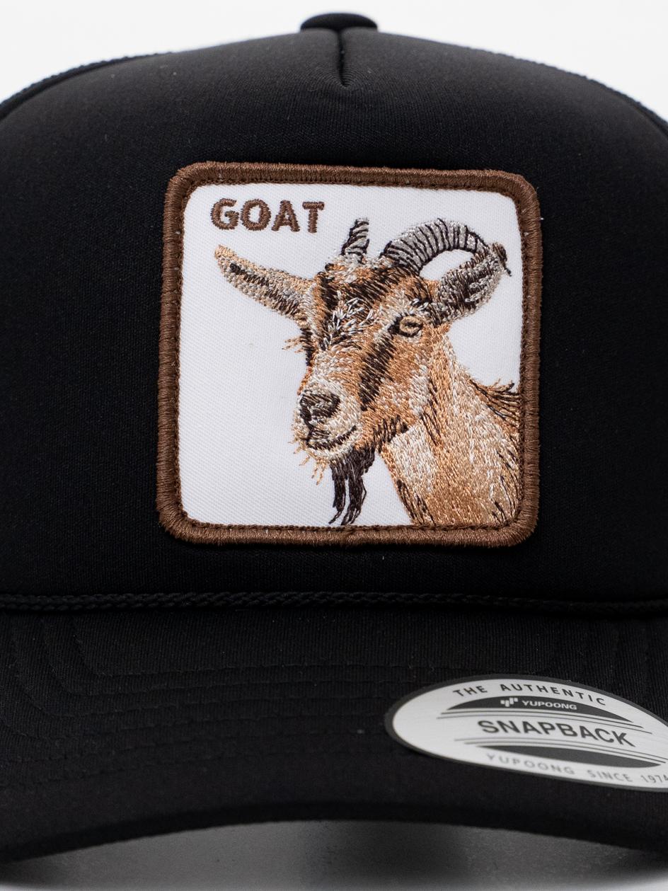 Czapka Z Daszkiem Trucker Czarna z Kozą MyStars Goat
