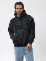 Bluza Z Kapturem Oversize Męska Sprana Czarna Jigga Wear Small Tag II
