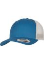 Czapka Z Daszkiem  Trucker Niebieska Flexfit 6606T Retro