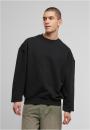 Bluza Bez Kaptura Męska Czarna Build Your Brand BY205 No Logo