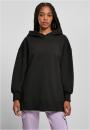 Bluza Z Kapturem Oversize Damska Czarna Urban Classics TB4774