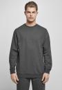 Bluza Bez Kaptura Basic Męska Szara Build Your Brand BB003 No Logo