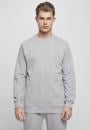 Bluza Bez Kaptura Basic Męska Szara Build Your Brand BB003 No Logo